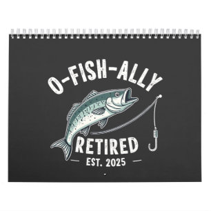 Offishally Retrött est 2025 Fisher Pappa Pension Kalender