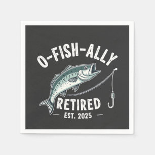 Offishally Retrött est 2025 Fisher Pappa Pension Pappersservett