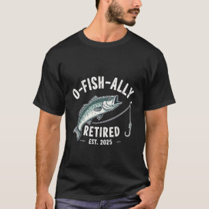 Offishally Retrött est 2025 Fisher Pappa Pension T Shirt