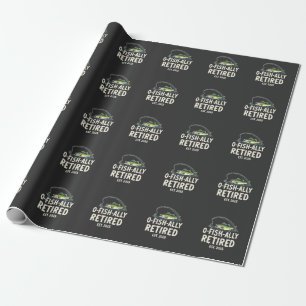Offishally Retrött Est. 2025 Pension Fisher Pappa Presentpapper
