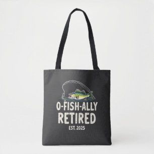 Offishally Retrött Est. 2025 Pension Fisher Pappa Tygkasse