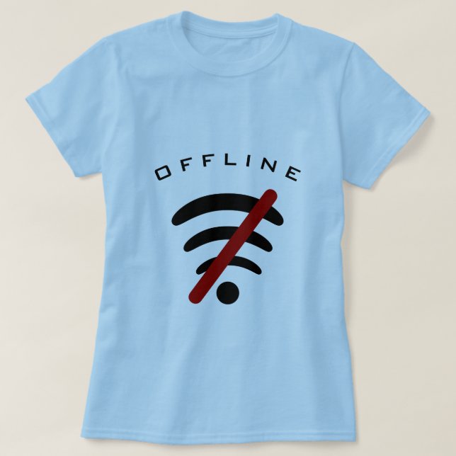 Offline - Anpassade - T Shirt (Design framsida)