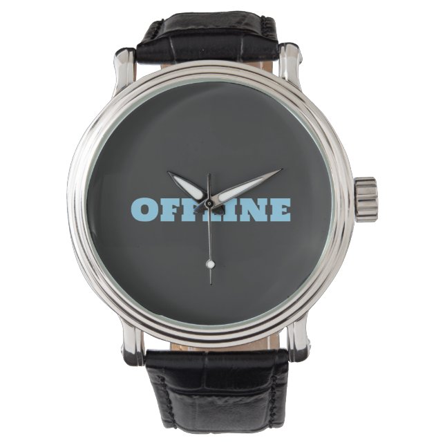 Offline är den nya lyxen armbandsur (Framsida)