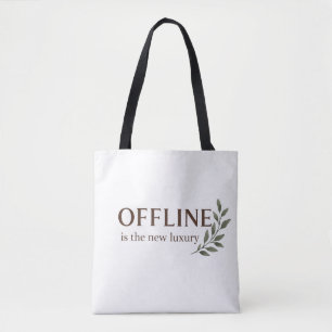 Offline Är Den Nya Lyxen – Minimalistisk Desi Tygkasse