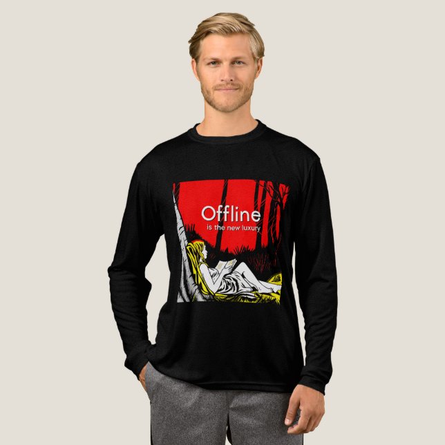 Offline Är Den Nya Lyxen T Shirt (Hel framsida)