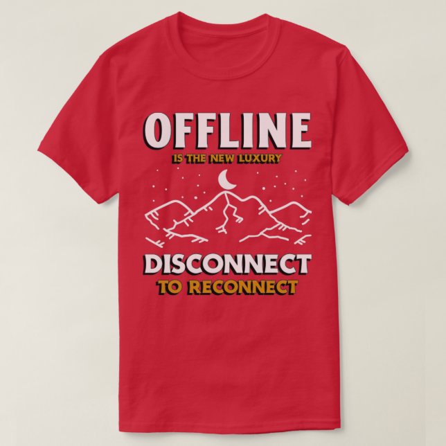 Offline är den nya lyxkampanjen Wander Sa T Shirt (Design framsida)