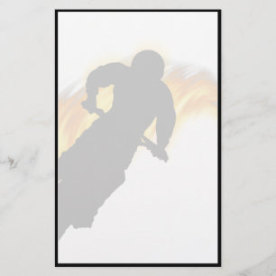Offline Dirt Bike med Flames Brevpapper