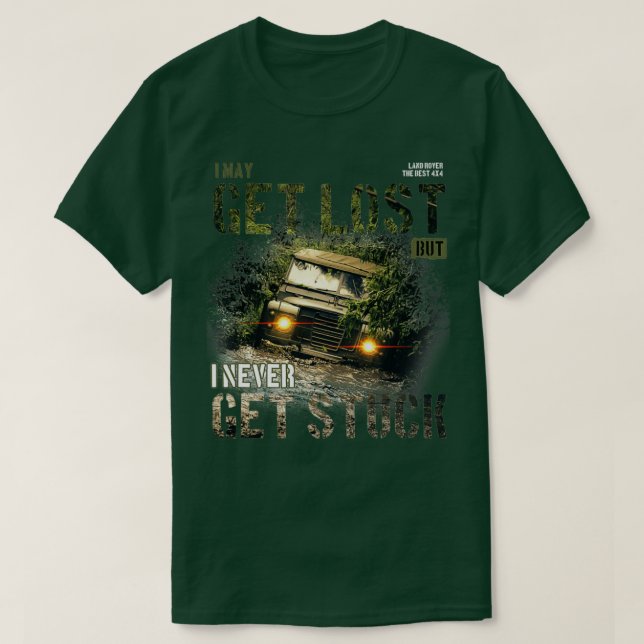 Offline fordon 4 x 4-körning 2 t shirt (Design framsida)