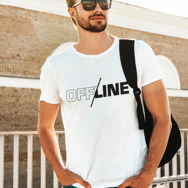 Offline | Geek Humor T-Shirt (Skapare uppladdad)
