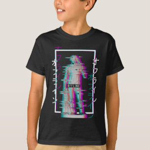 Offline Grekiska statue Glitch japansk Vaporwave T Shirt