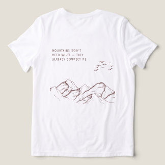 Offline i bergen – Digital detox T Shirt