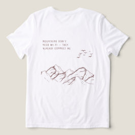 Offline in the Mountains – Digital Detox T Shirt