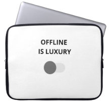Offline Is Luxury Minimalistisk Laptopfodral – Mod