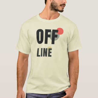 OFFLINE | Modern minimalistisk grafisk design T Shirt