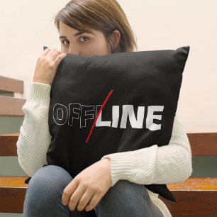 Offline   Nördhumor   Spelrumsdekor Kudde