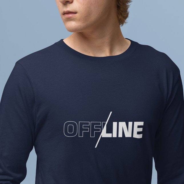 Offline | Nördhumor T-Shirt (Skapare uppladdad)
