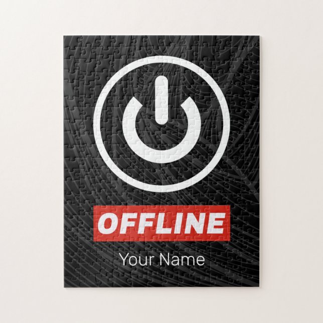 Offline-strömknapp för att slappna av vid kylning  pussel (Vertikal)