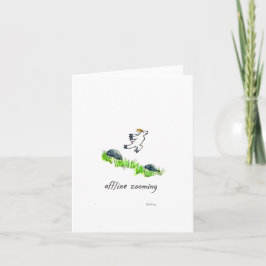 "Offline Zooming", tomt gratulationskort Kort