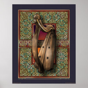 O'ffogerty harpaaffisch (16x20") poster