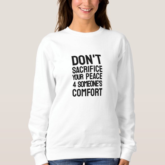 Offra inte din frid  t shirt (Framsida)