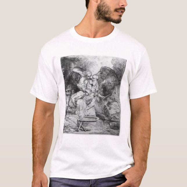 Offret av Abraham, 1645 T Shirt (Framsida)