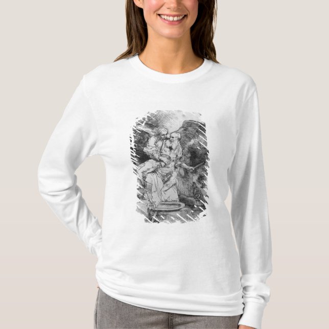 Offret av Abraham, 1645 T-shirt (Framsida)