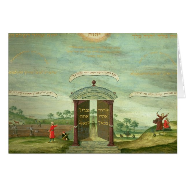 Offret av Isaac Hälsningskort (Framsidan Horizontal)