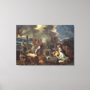 Offret av Noah, c.1640 Canvastryck