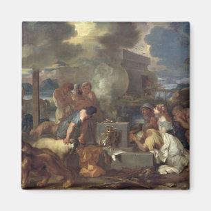 Offret av Noah, c.1640 Magnet