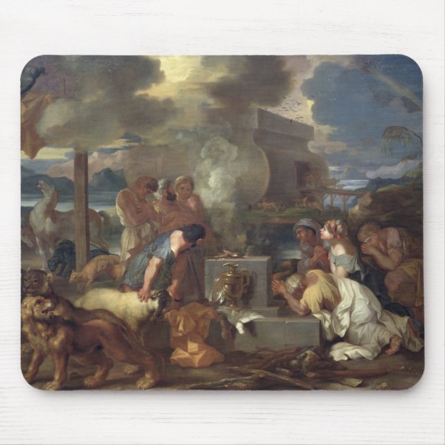 Offret av Noah, c.1640 Musmatta (Framsidan)