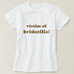 Offret för Bridezilla   Roligt Tigerprint T-Shirt