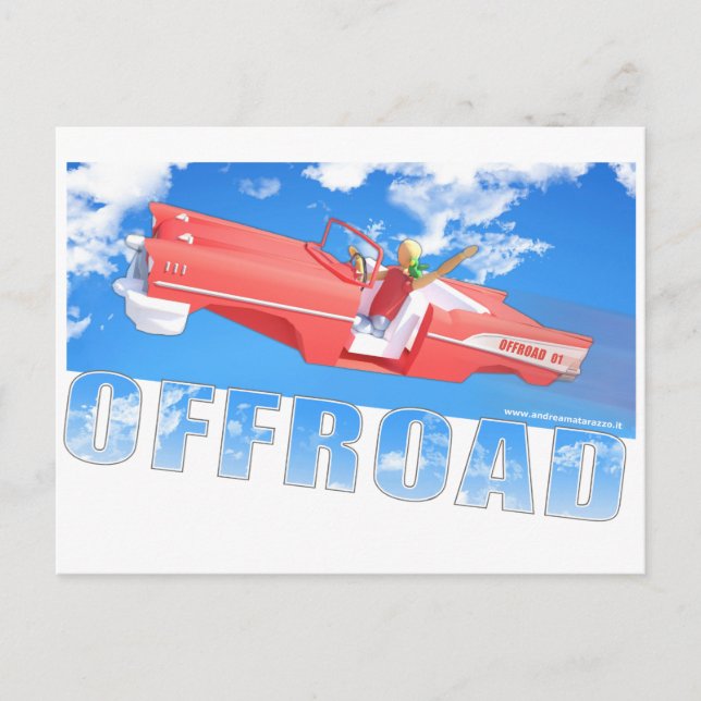 Offroad - 01 vykort (Framsida)