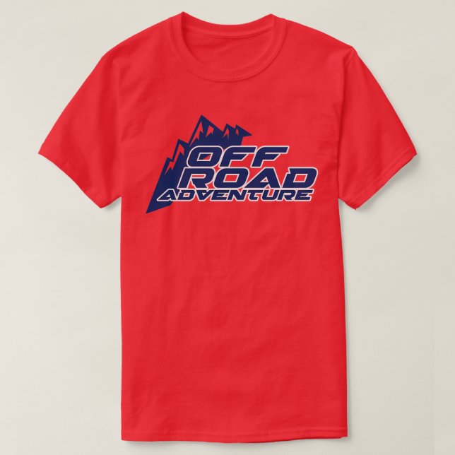 OffRoad Äventyr 4WD T T Shirt (Design framsida)