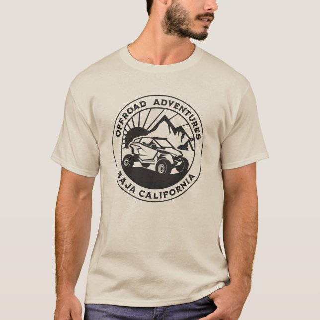 Offroad Äventyr Baja California ATV T Shirt (Framsida)