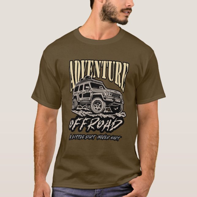 OFFROAD Äventyr T Shirt (Framsida)