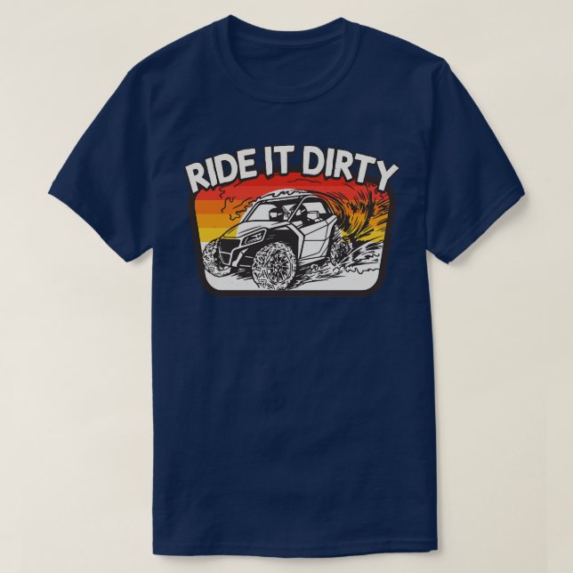 Offroad Motorsport ATV Quad Driver T Shirt (Design framsida)