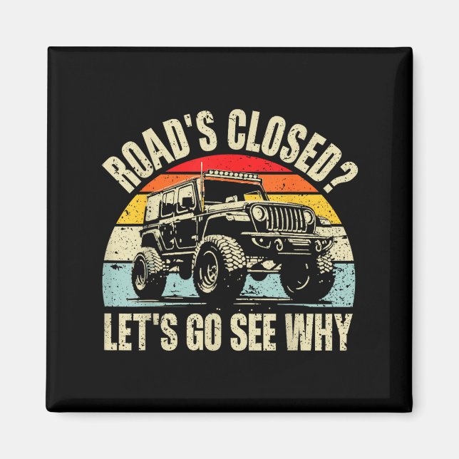 Offroad Racing Dad Sxs 4x4 Off-roading Suv Utv Car Magnet (Framsidan)