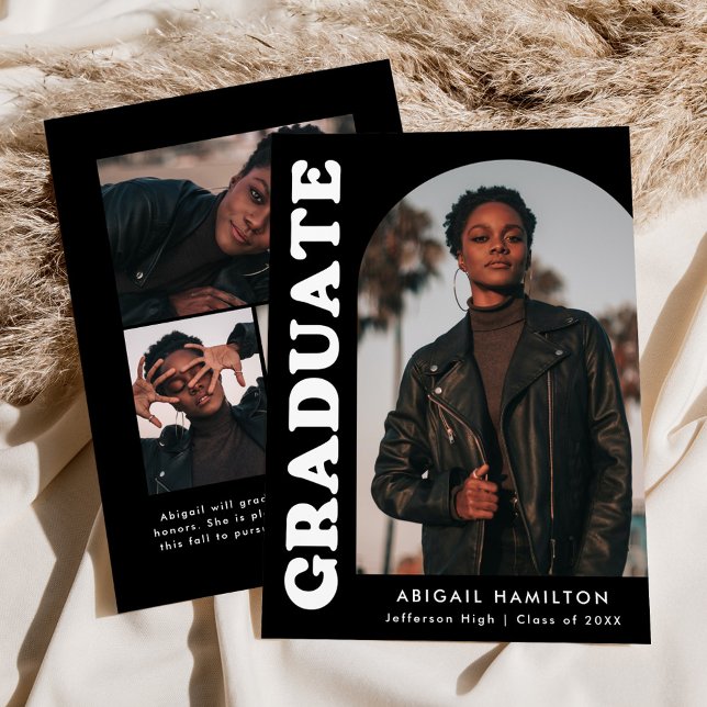 Offset Arch Black 4 Photo Studenten Meddelande (Skapare uppladdad)