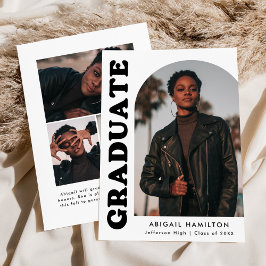 Offset Arch Black and White 4 Photo Studenten Meddelande