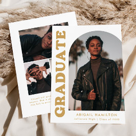 Offset Arch Guld 4 Photo Studenten Meddelande