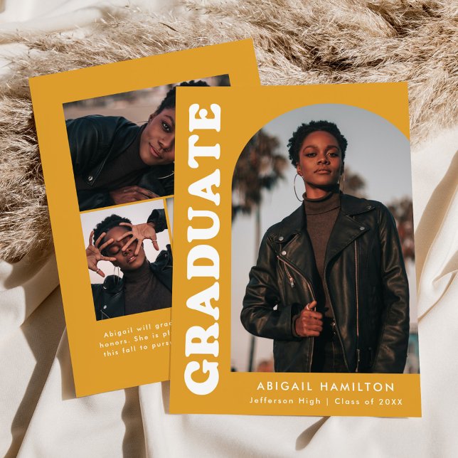 Offset Arch Gult-Orange 4 Photo Studenten Meddelande (Skapare uppladdad)