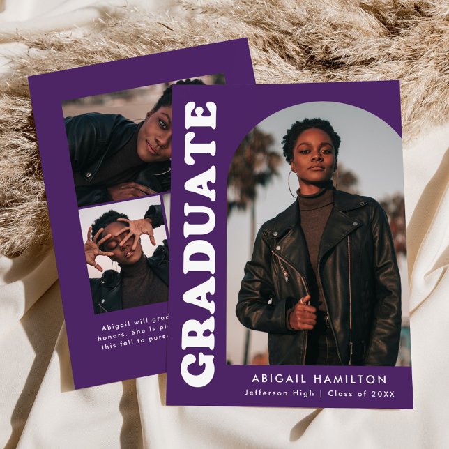 Offset Arch Lila 4 Photo Studenten Meddelande (Skapare uppladdad)