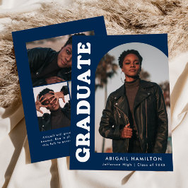 Offset Arch Navy Blue 4 Photo Studenten Meddelande