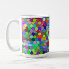 Offset Hexagons 15oz Mugg