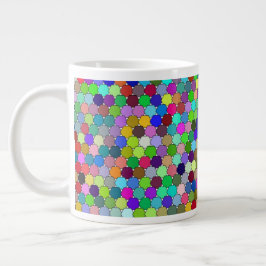 Offset Hexagons 20oz Mugg Jumbo Mugg