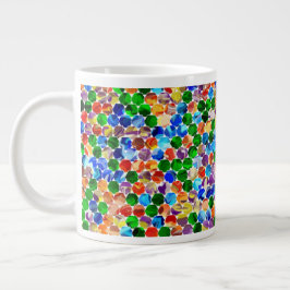 Offset Hexagons Swirl 20oz Mugg Jumbo Mugg