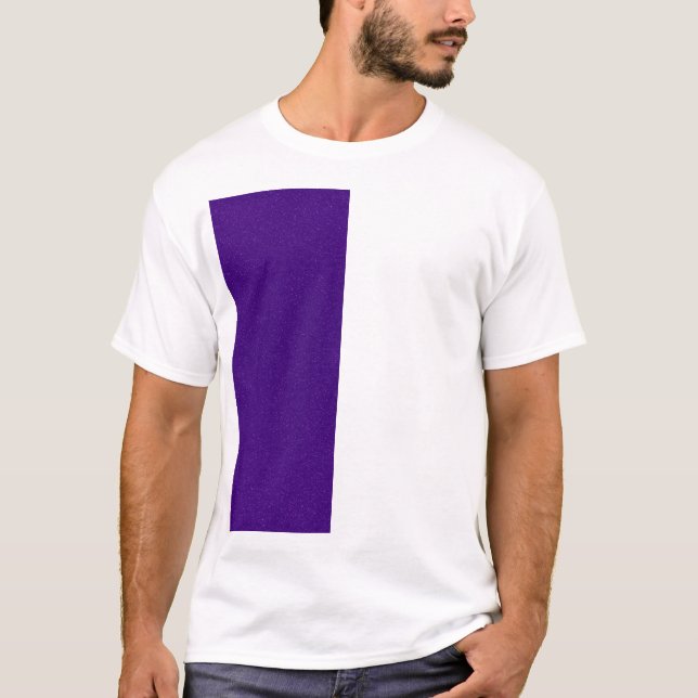 Offset Lila Noise Struktur Graphic Tee (Anpassning (Framsida)