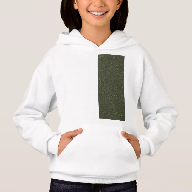 Offset Moss Grönt Kids Pullover Hoodie - Anpassa T Shirt (Framsida)