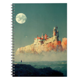 Offshore Citadel Fantasy Sci-Fi Anteckningsbok
