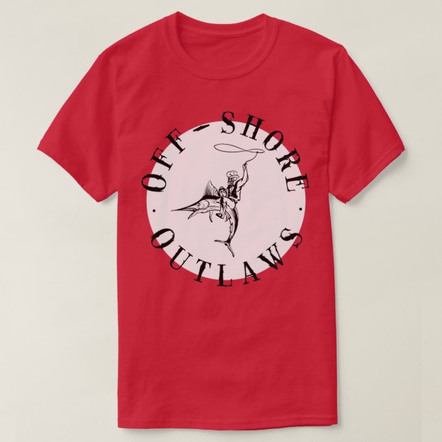 OffShore Outlaw-etikett T Shirt (Design framsida)